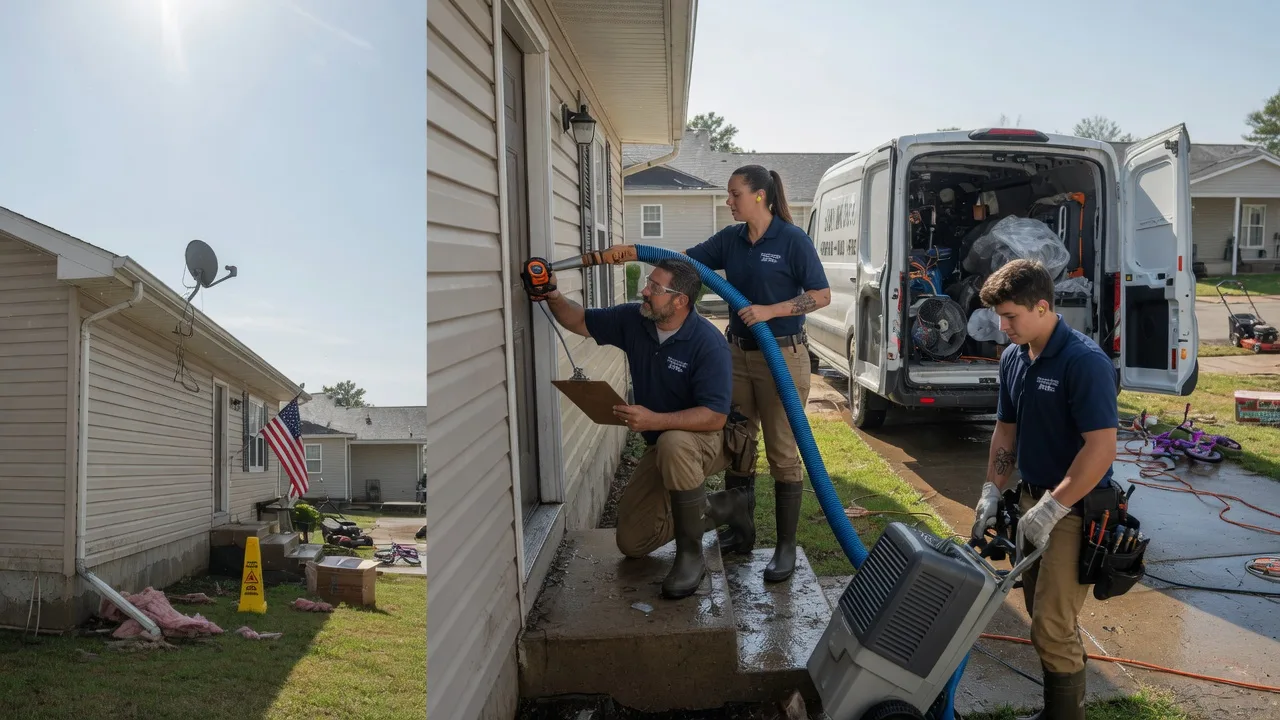 Ceiling Water Damage Restoration in Holland, MO near me